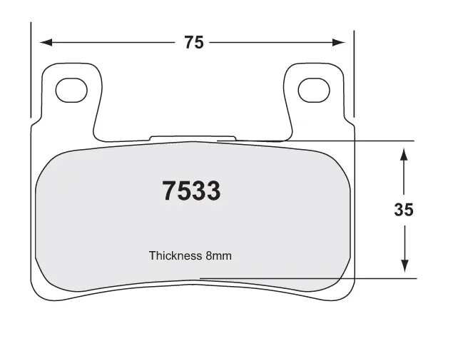BRAKE PADS HONDA CBR600/900'01 alt BR P07HO45