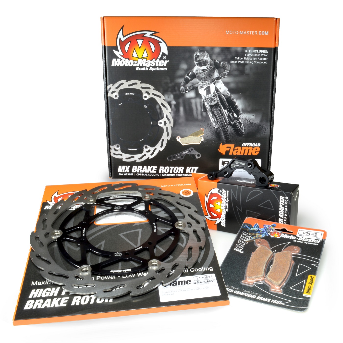 BRAKE KIT MOTO MASTER REAR DISC OVERSIZE KIT GASGAS HUSQVARAN KTM STARK VARG - Image 1