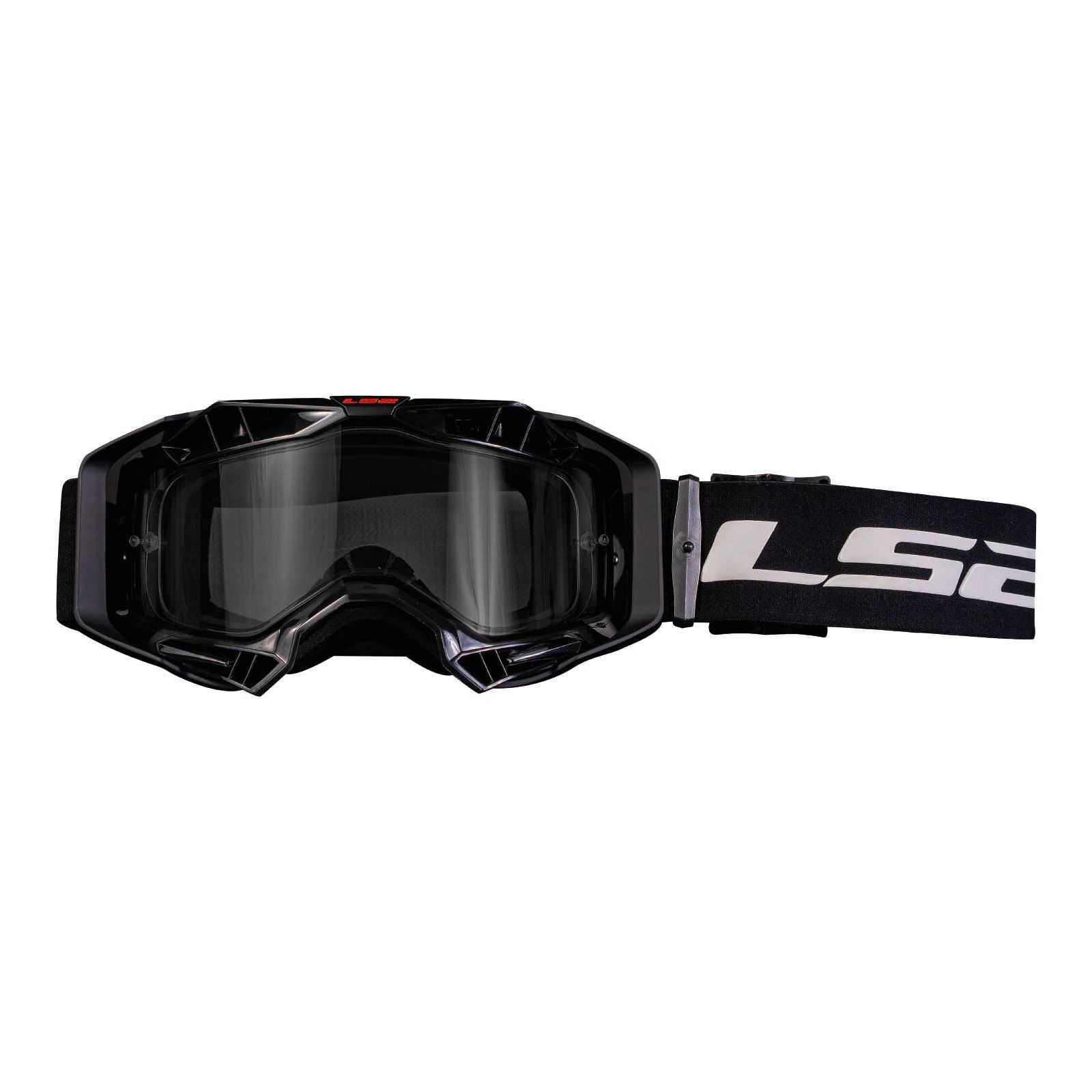 LS2 Aura Motocross Goggles with Clear Lens - Image 1