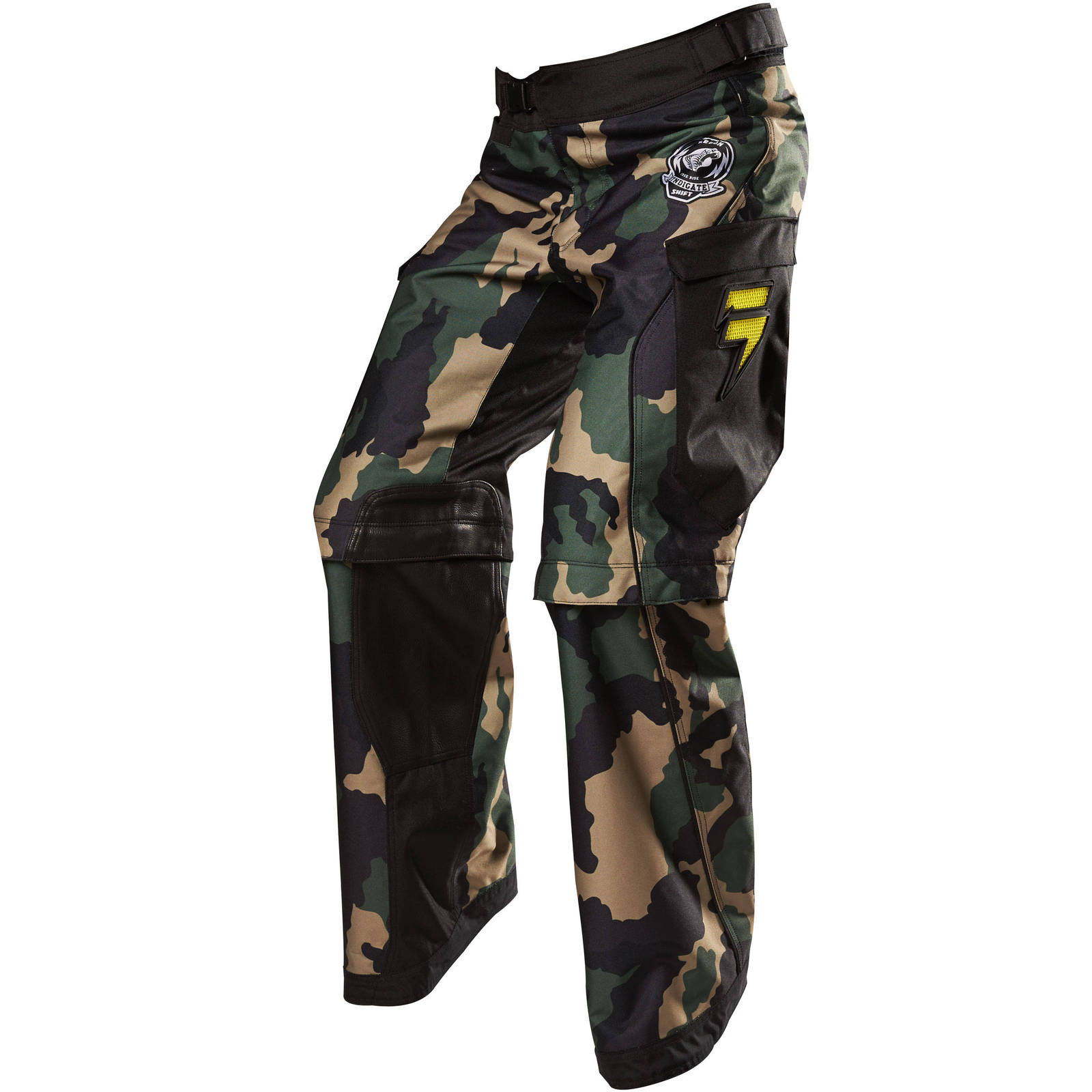 Motocross Pants Shift 2015 Recon Logo Yellow Camo - Image 1