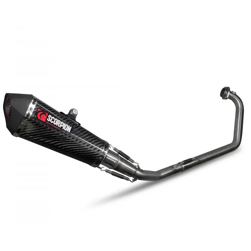 GSX-S 125 / GSX-S 150 Serket Taper Full System Carbon Fibre Sleeve 2017-2021