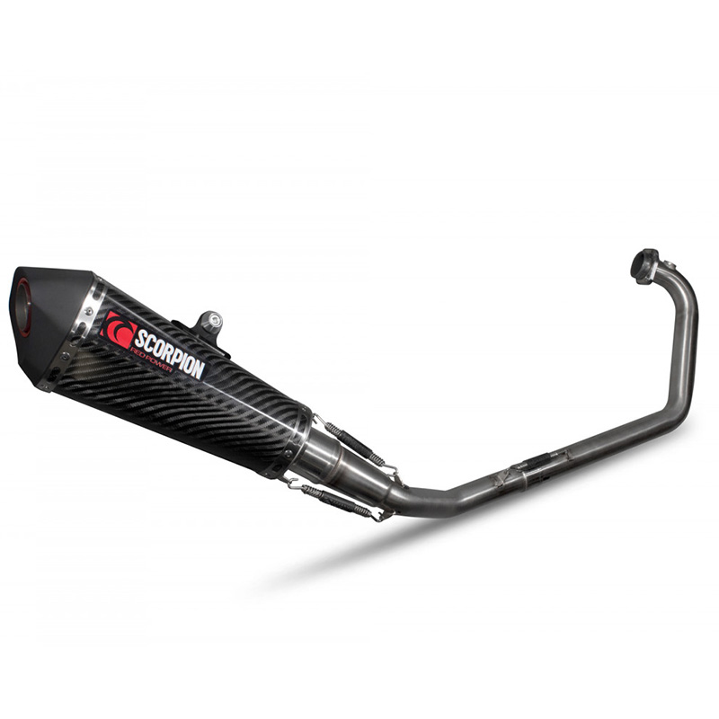 GSX-S 125 / GSX-S 150 Serket Taper Full System Carbon Fibre Sleeve 2017-2021 - Image 1