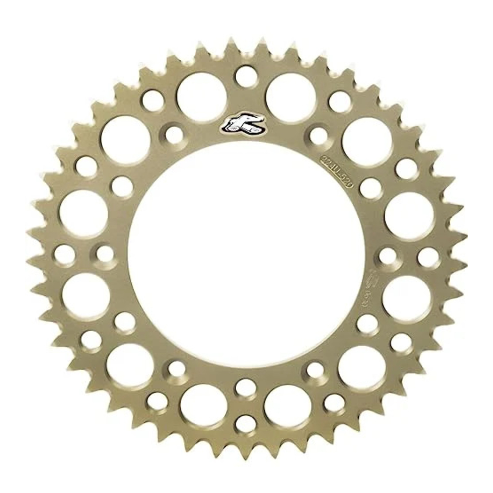 Renthal Sprocket Rear Hard Anodised 48T Yamaha T6 Grooved - Image 1