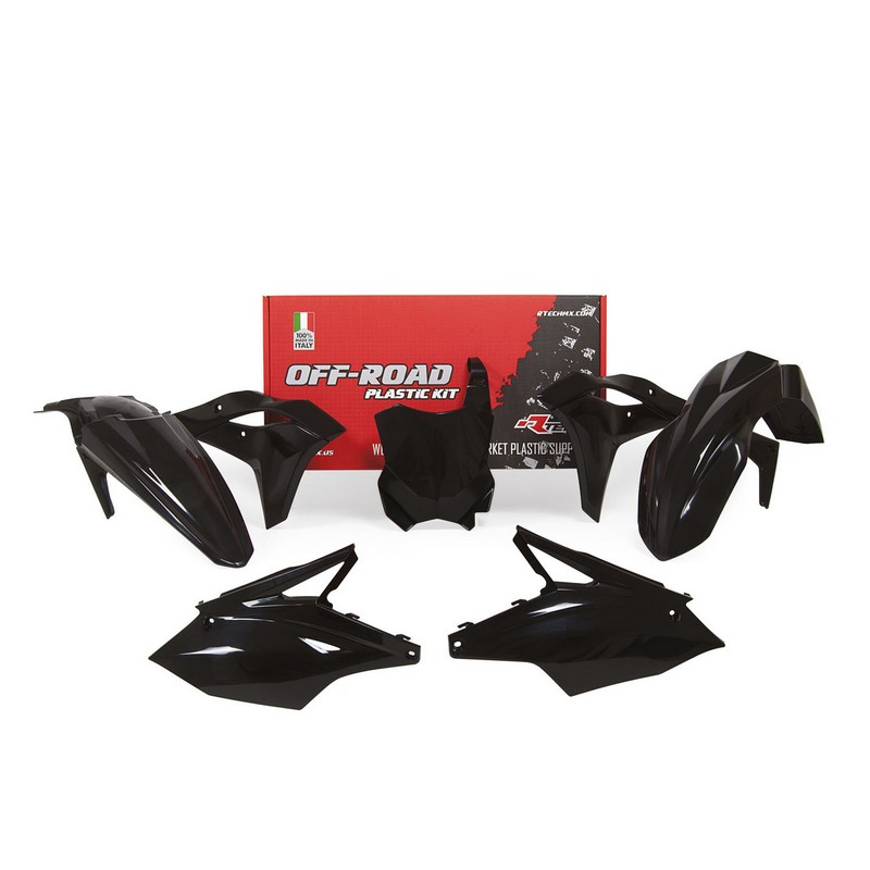 PLASTICS KIT RTECH KAWASAKI KX250F 17-20 BLACK - Image 1