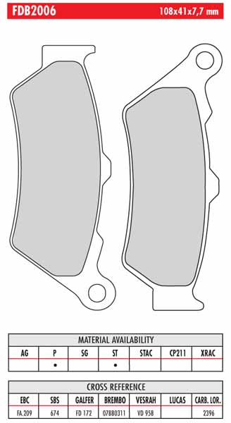 FERODO BRAKE BPADS - Image 75