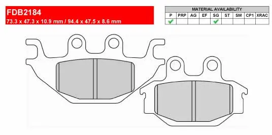 FERODO BRAKE BPADS