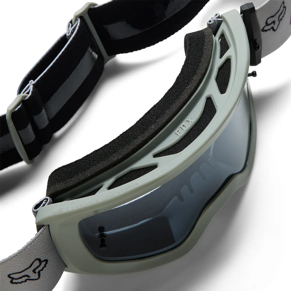Fox Main Statk Spark Motocross Goggles Youth Steel Grey
