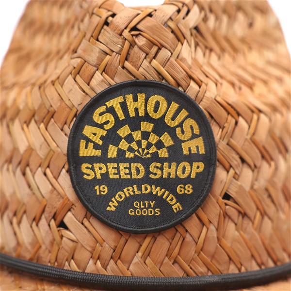 Deco Straw Hat Dark Natural - Image 2