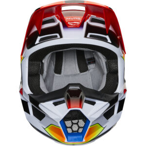 Motocross Helmet Fox V1 Yorr Youth Blue/Red - Image 5