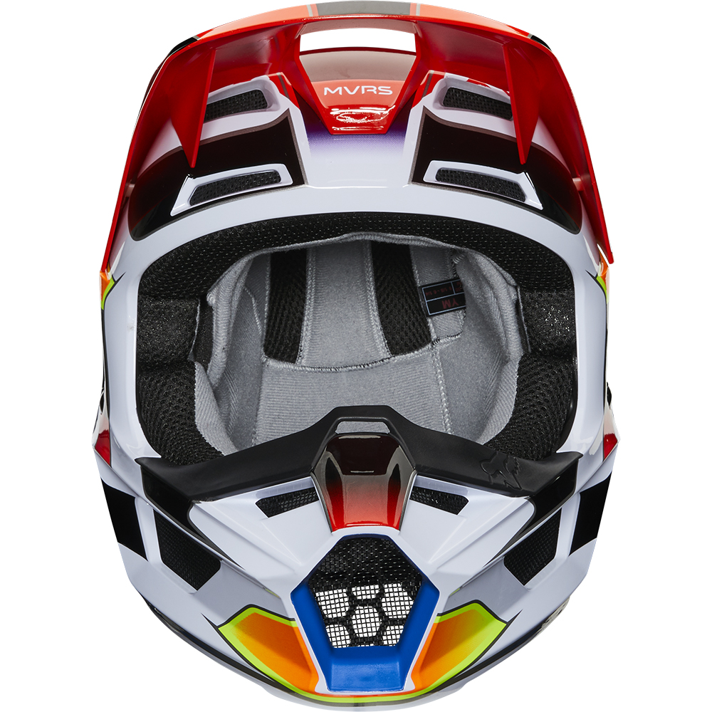 Motocross Helmet Fox V1 Yorr Youth Blue/Red - Image 5