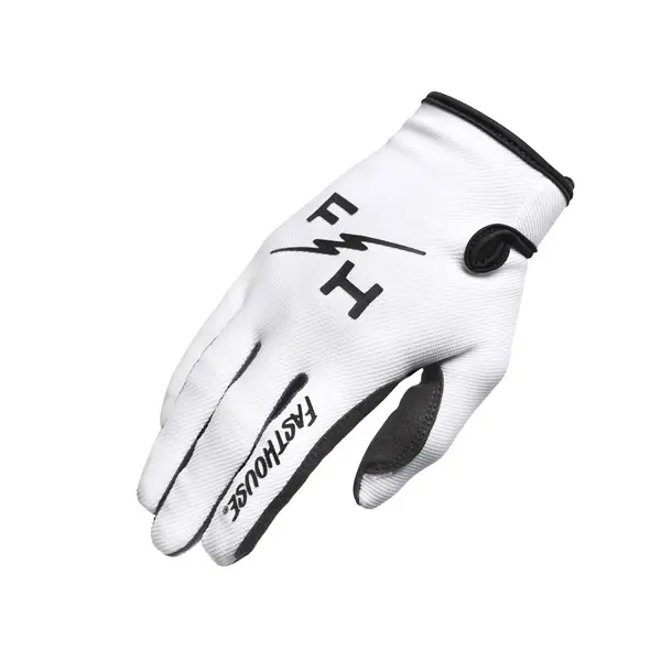 Fasthouse Carbon Eternal Motocross Glove Youth White