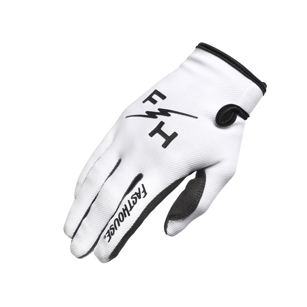 Fasthouse Carbon Eternal Motocross Glove Youth White - Image 3