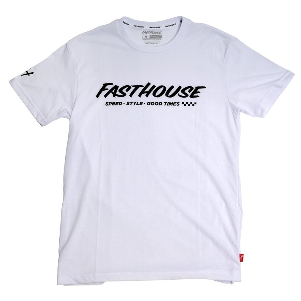 Fasthouse Prime Tech Tee White - Image 1