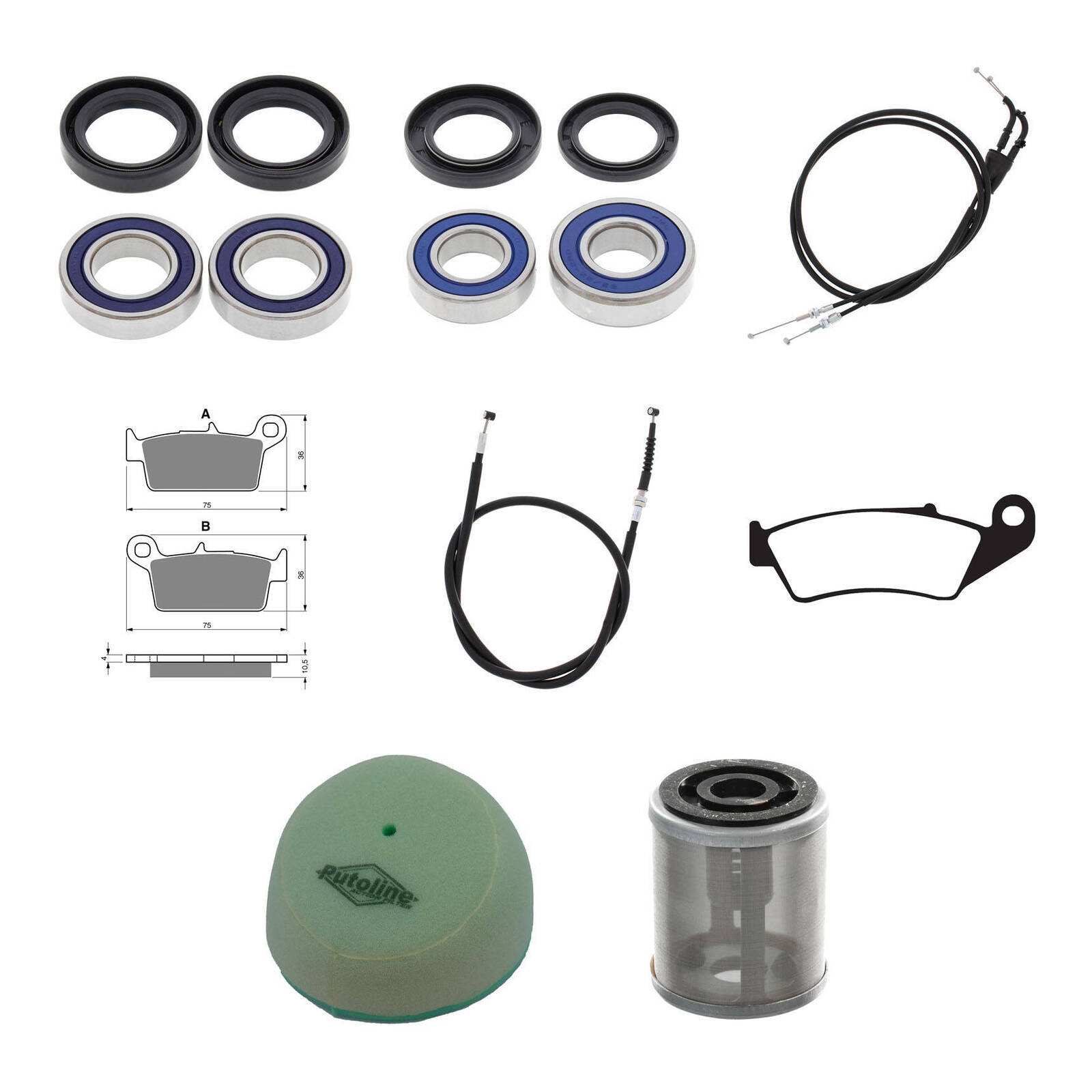 Offroad Refurb Kit - Yamaha YZ250F '02 - Image 1