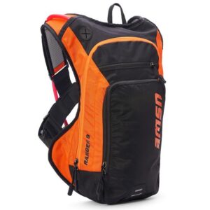 USWE Ranger Dirt BIking Hydration Pack Black/Orange - Image 1