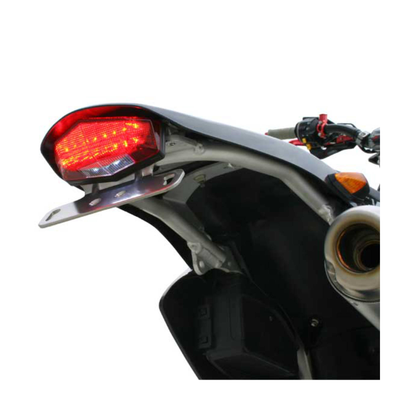 DRC EDGE ALUMI. T/L HOLDER KIT RED-LENSE DRZ400S/SM - Image 1