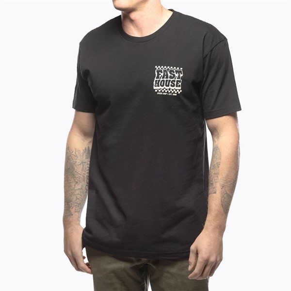 Fasthouse Drive-In Tee Black - Image 4