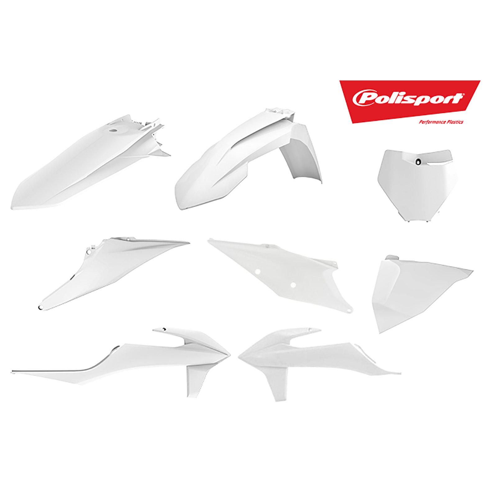 POLISPORT KIT KTM SX/SXF 2019 WHT - Image 1