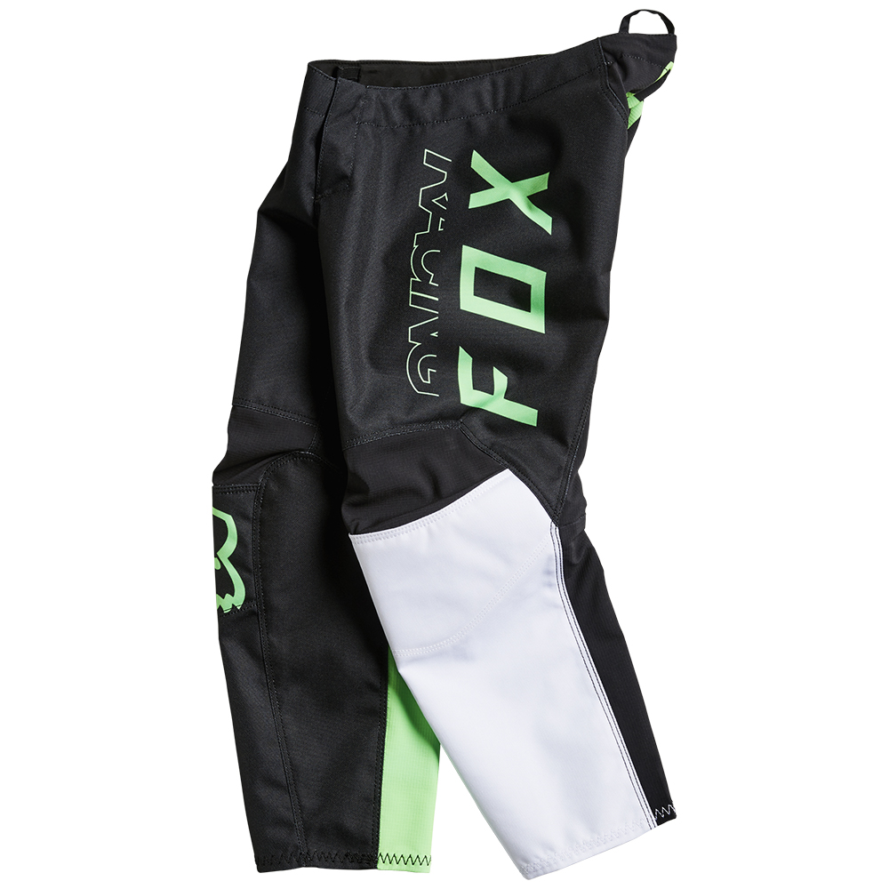 Fox Skew KIds Black/Green Motocross Pants - Image 2