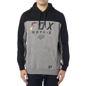 Hoodie Fox Streak Black/Grey - Image 1