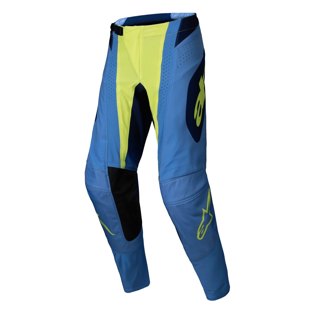 Alpinestars Techstar Melt Motocross Pants Yellow Fluoro/Blue - Image 1