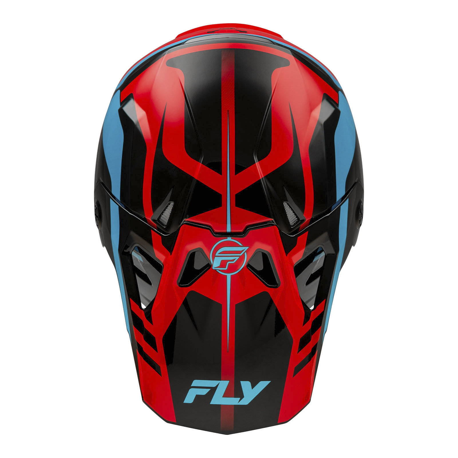 FLY Racing Formula CP Krypton Motocross Helmet Red/Black/Blue - Image 3