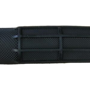 MX/E GRIPS KNURL/WAFFLE 120/123mm BLACK/GREEN CLOSED - Image 1