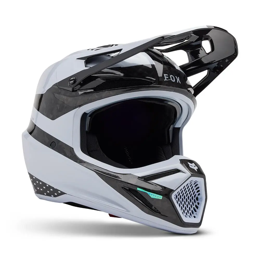 Fox V3 RS 50th LE Motocross Helmet White