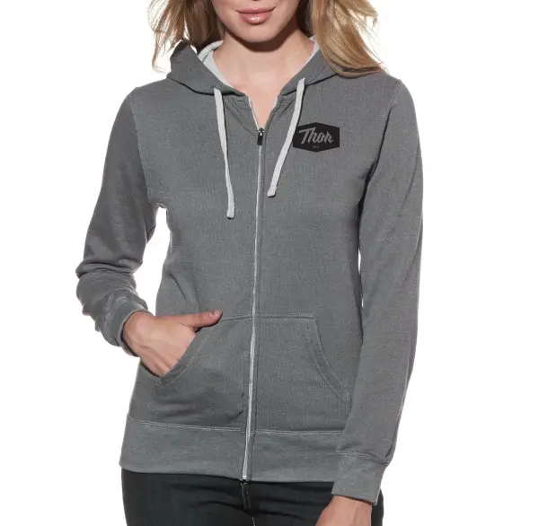 Hoody Thor Ladies Script Grey