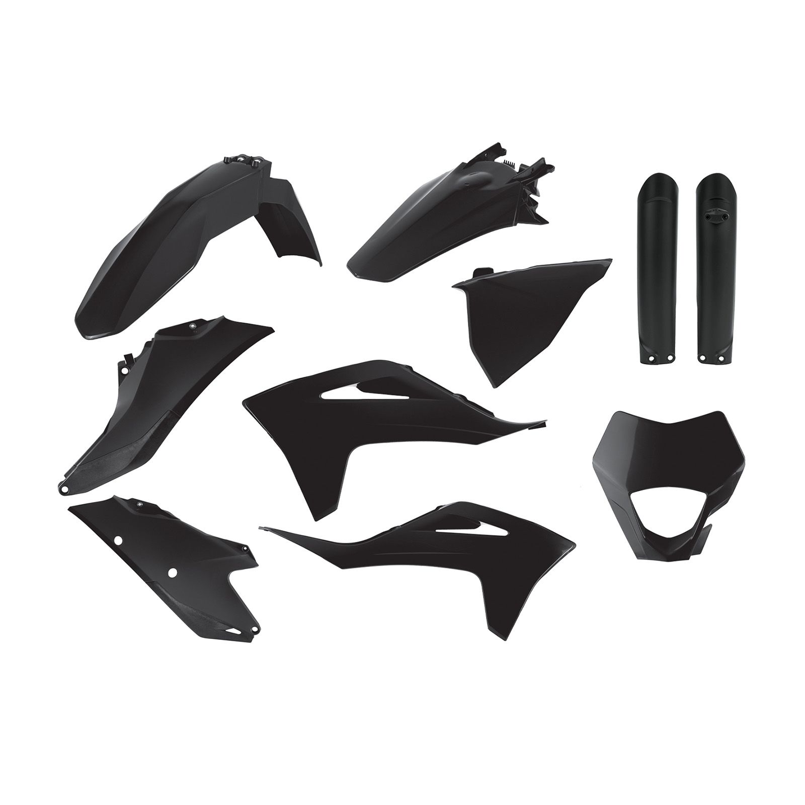 POLISPORT ENDURO FULL KIT GASGAS EC/EC-F 21- BLACK - Image 1