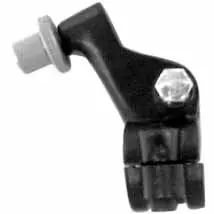 LEVER BOLT & NUT CHROME LONG