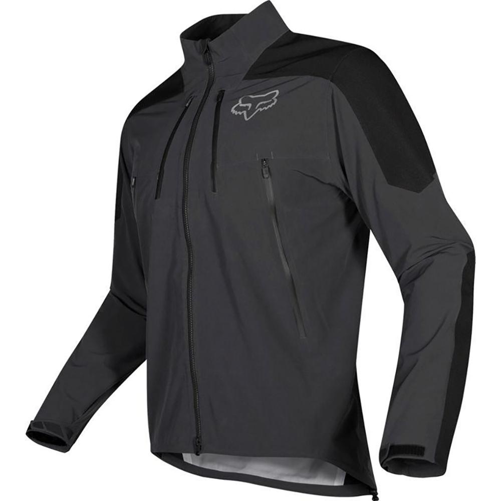 Fox Legion Downpour Jacket Charcoal - Image 1
