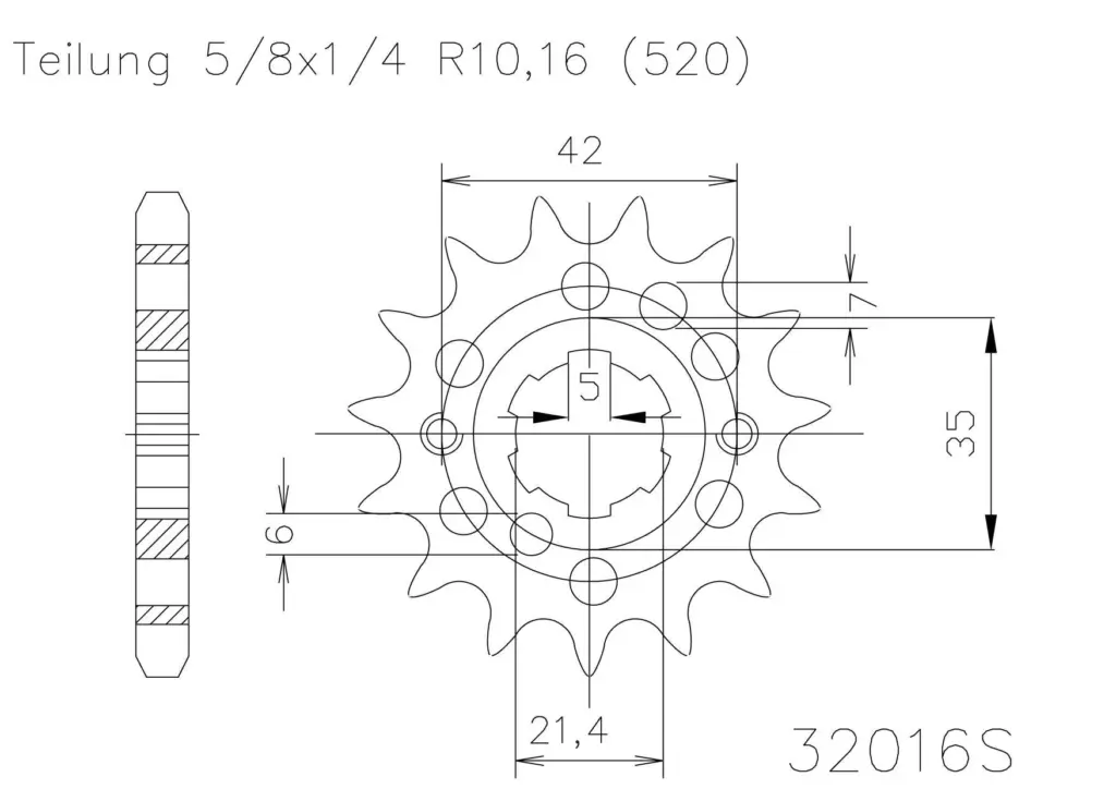SPROCKET FRONT MOTO MASTER STEEL 15T KAWASAKI KLX450 KLX450R KX450F KX450X