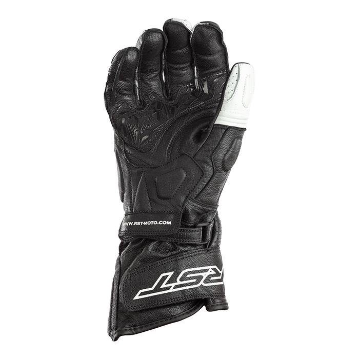 RST R-18 SEMI SPORT CE LEATHER GLOVE [BLACK/WHITE] 07 XS - Image 3