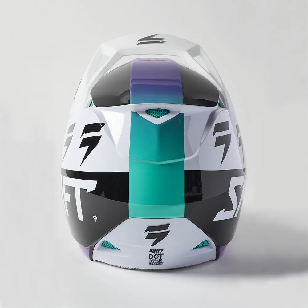 Motocross Helmet Shift White Label UV White/Ultraviolet