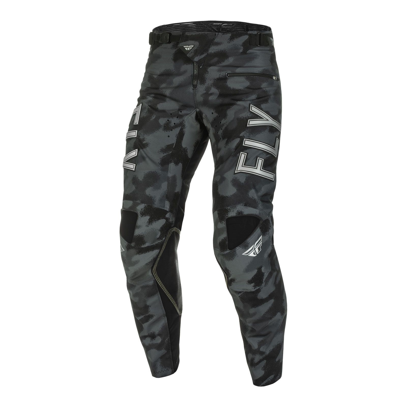 Fly Kinetic S.E Tactic Motocross Pants Black/Grey Camo - Image 3