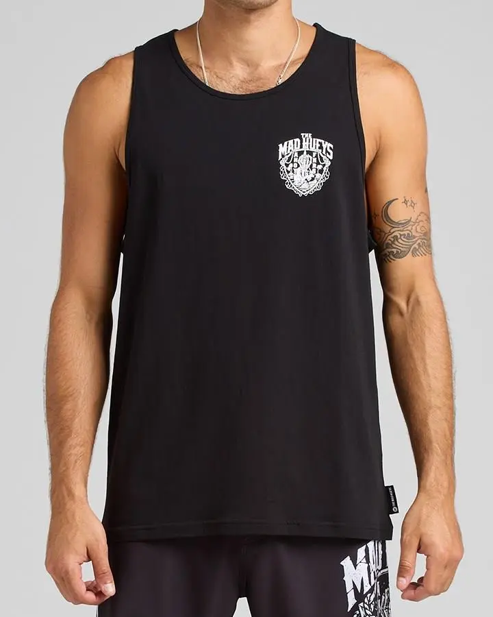 The Mad Hueys Portside Ahoy Fkrs Tank Black