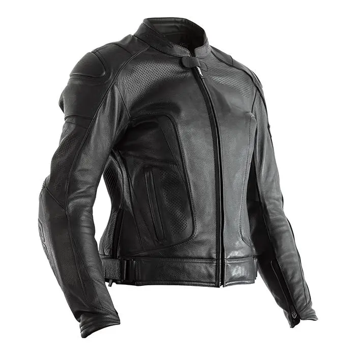 RST LADIES GT CE LEATHER JACKET [BLACK/WHITE] 16