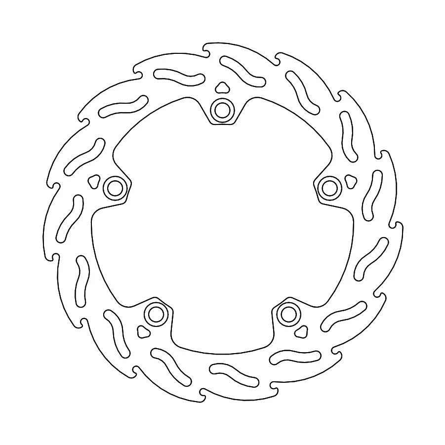 REAR BRAKE ROTOR MOTO MASTER FLAME HONDA CRF1100L AFRICA TWIN AFRICA TWIN 20-21