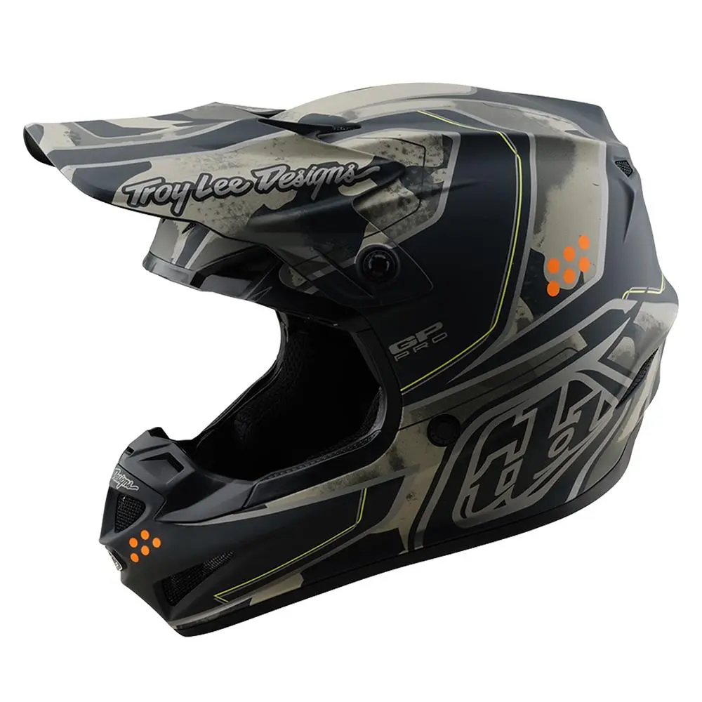 Troy Lee Designs GP Pro Trooper Motocross Helmet Black/Caper