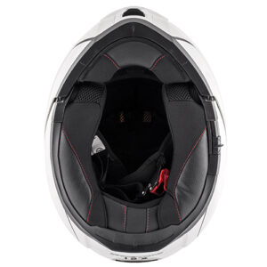 Givi X21 Challenger Front Flip Graphic White Road Helmet - Image 4