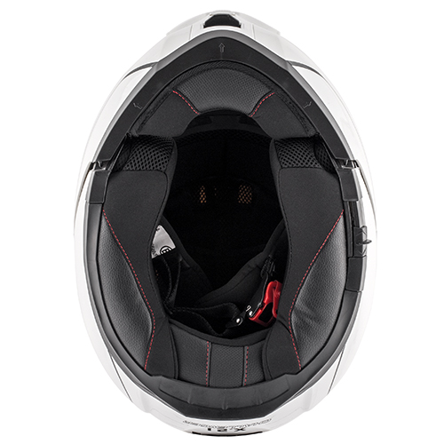 Givi X21 Challenger Front Flip Graphic White Road Helmet - Image 4