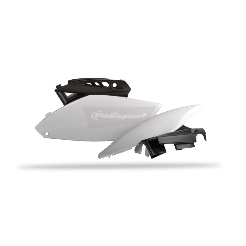 SIDE PANELS YAM YZ250F 10-13 BLK/WHT - Image 1