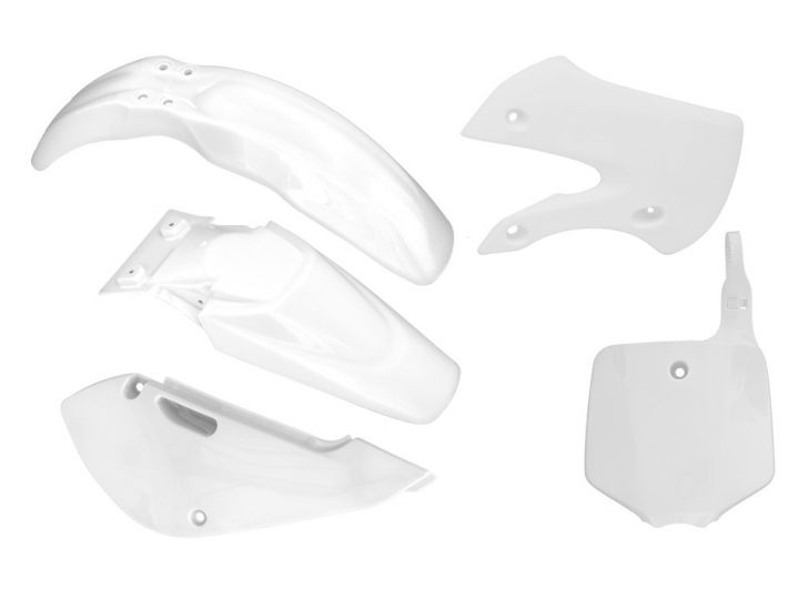 PLASTIC KIT RTECH W/ FRONT & REAR FENDERS, SIDEPANELS & RADIATOR SHROUDS & FRONT NUMBER PLATE KX65 - Image 1