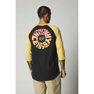 Tee Fox Revolver Raglan Black/Gold - Image 2
