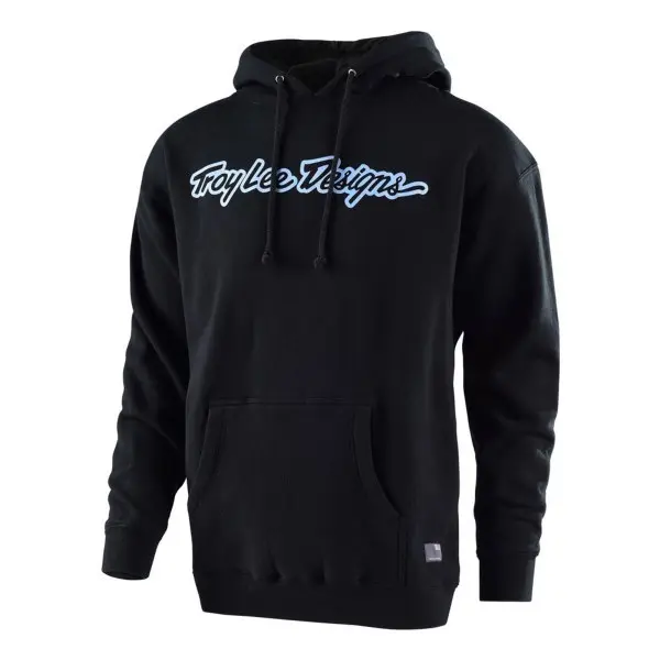 SIGNATURE PULLOVER BLACK/BLUE