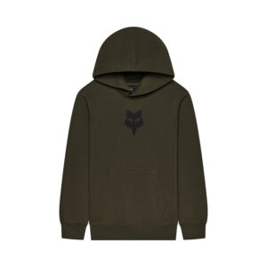 Fox Legacy Pullover Hoodie Youth Olive Green - Image 1