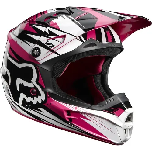 YOUTH V1 UNDERTOW HELMET VISOR [GREEN/WHITE]