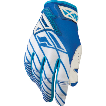 Motocross Gloves Fly 2014 Kinetic Blue/White - Image 1