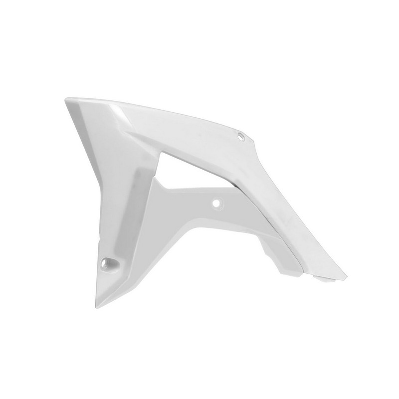 RADIATOR SHROUDS RTECH HONDA CRF250R 18-21 CRF450R 17-20 WHITE - Image 1